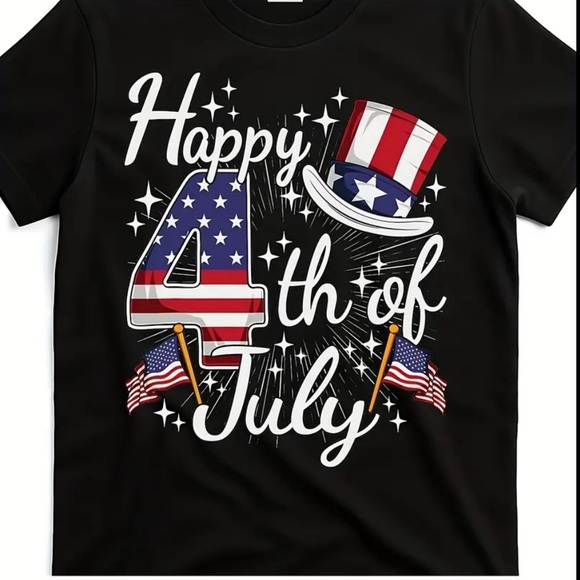 Happy 4th Of July T-Shirt - Picture 1 of 10
